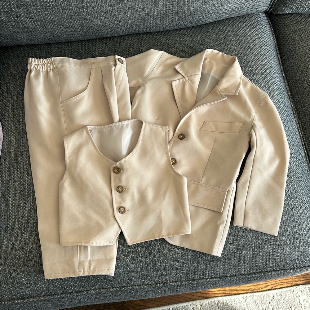 Boy’s custom made 3-piece dress suite